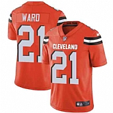 Nike Men & Women & Youth Browns 21 Denzel Ward Orange NFL Vapor Untouchable Limited Jersey,baseball caps,new era cap wholesale,wholesale hats